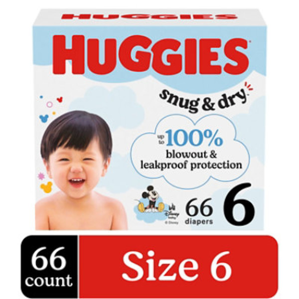 Huggies Snug & Dry Size 6 Diapers