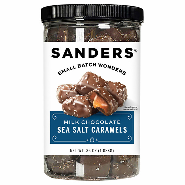 Costco Sanders SandersMilk Chocolate Sea Salt Caramel 36oz Tub SameDay
