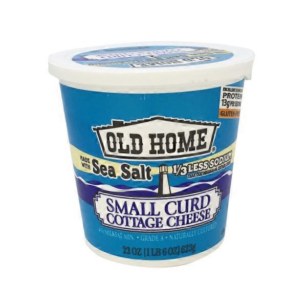 Old Home Sea Salt Small Curd Cottage Cheese 22 Oz From Lunds
