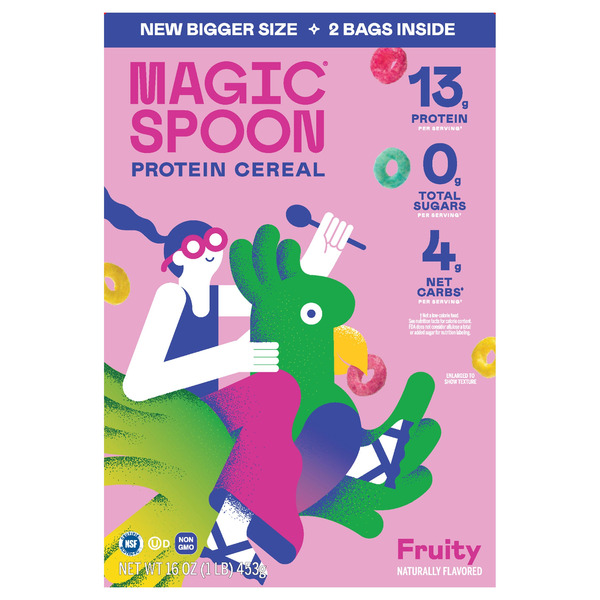 Magic Spoon Fruity Protein Cereal, 8 oz, 2-count