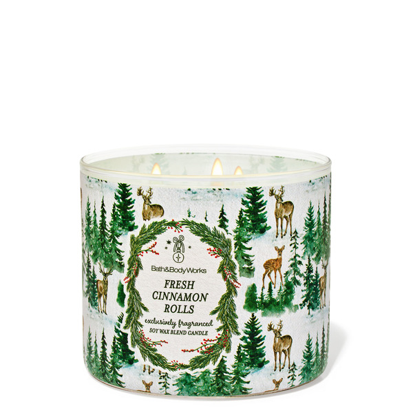 Fresh Cinnamon Rolls Candle by Bath & Body Works