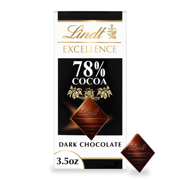 Lindt Excellence 78% Cocoa Dark Chocolate Candy Bar Same-Day