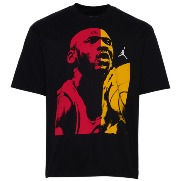 Jordan Men's MJ Statement 1985 Short Sleeve Crew, M - Black
