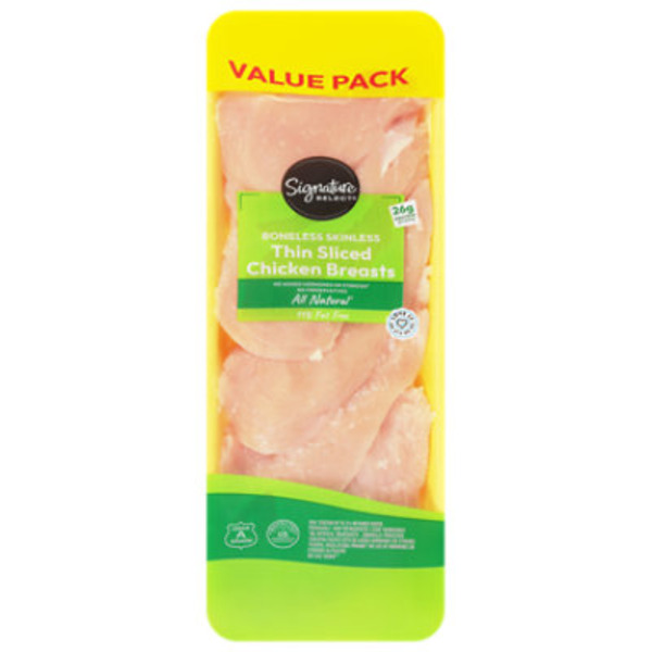 Thin Sliced Boneless Chicken Breast