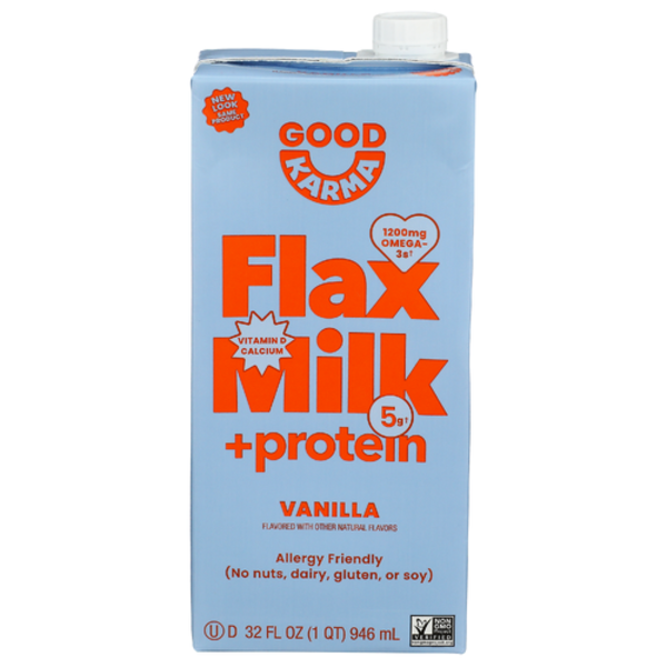Good Karma Lightly Sweetened Vanilla Omega-3   Protein Flaxmilk