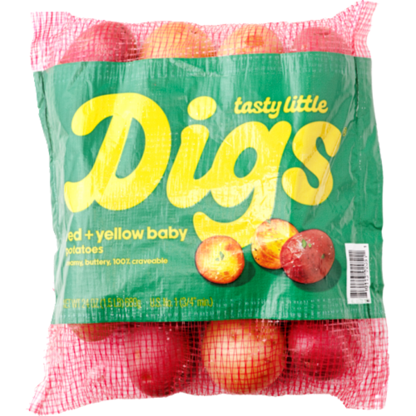 Tasty Little Digs Red & Yellow Baby Potatoes Bag