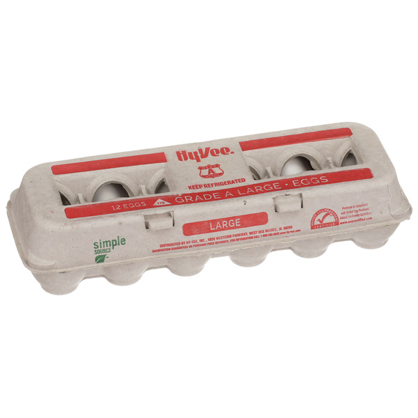 Hy-Vee Hy-Vee Grade A Large Eggs