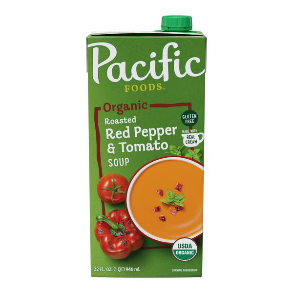 Pacific Foods Foods Organic Roasted Red Pepper & Tomato Soup Same