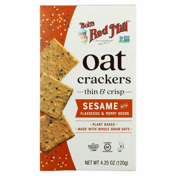 Bob's Red Mill Sesame Oat Crackers