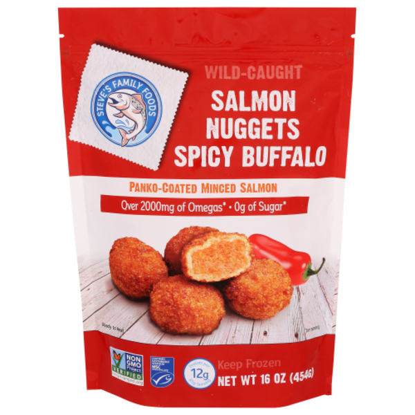 Steve's Family Foods Wild Caught Salmon Buffalo Nuggets Same-Day