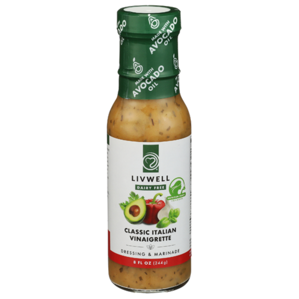 Livwell Foods Classic Italian Vinaigrette Dairy Free Dressing & Marinade