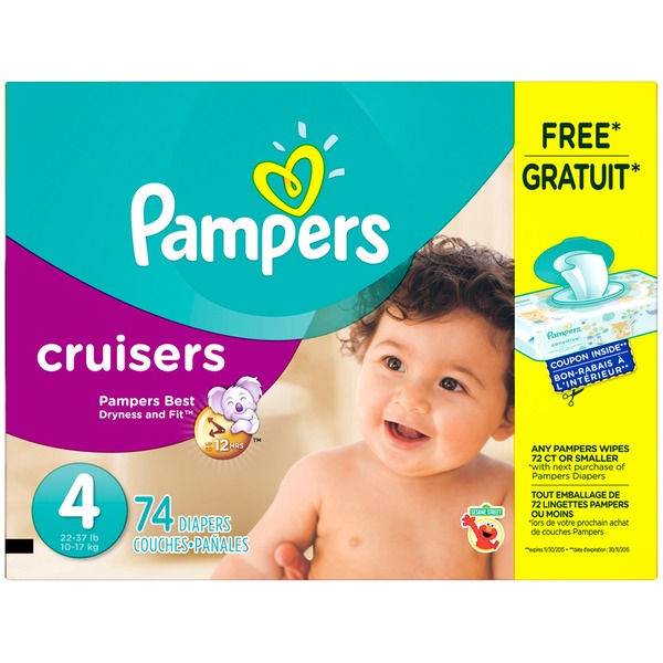 pampers 74 pack