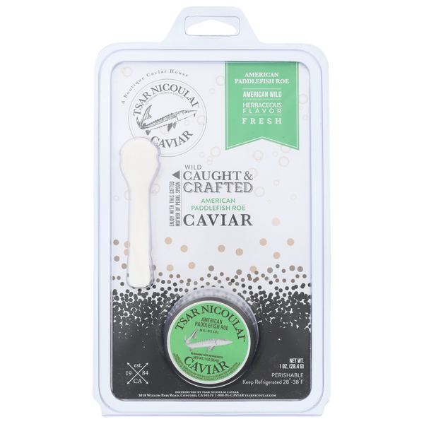 Tsar Nicoulai Caviar Paddlefish Caviar W/Spoon Same-Day Delivery