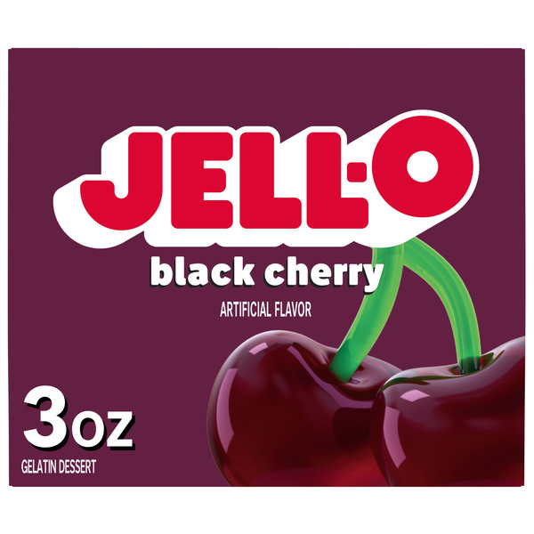 Jell-O Black Cherry Gelatin Dessert Mix Same-Day Delivery or