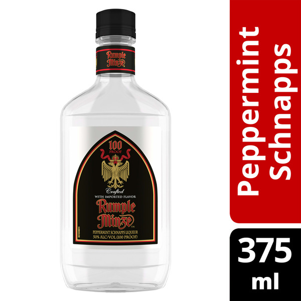 Rumple Minze Peppermint Schnapps, 375mL plastic Same-Day Delivery