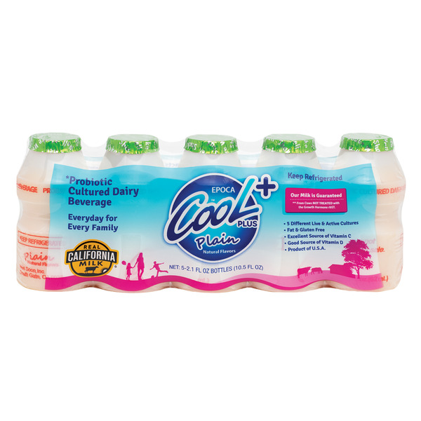 Epoca Cool Plus Plain Probiotic Cultured Dairy Beverage