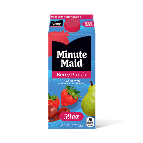 Minute Maid Berry Punch Juice Drink Carton