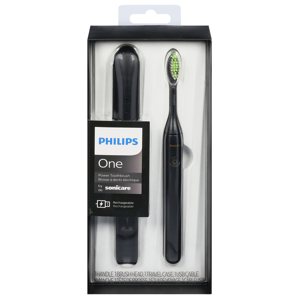 Philips Sonicare Rechargeable Toothbrush - Shadow Black Same-Day