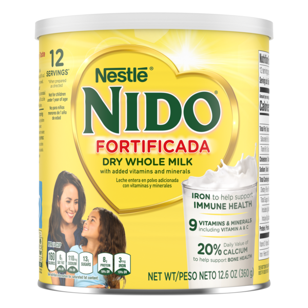 Nestlé Nido Fortificada Powdered Drink Mix - Dry Whole Milk Powder With Vitamins And Minerals -