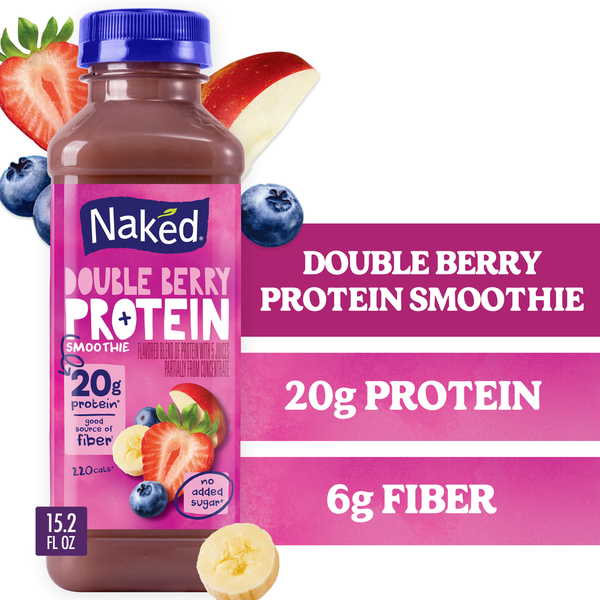 Naked Protein Smoothie Double Berry Same-Day Delivery | Met Fresh