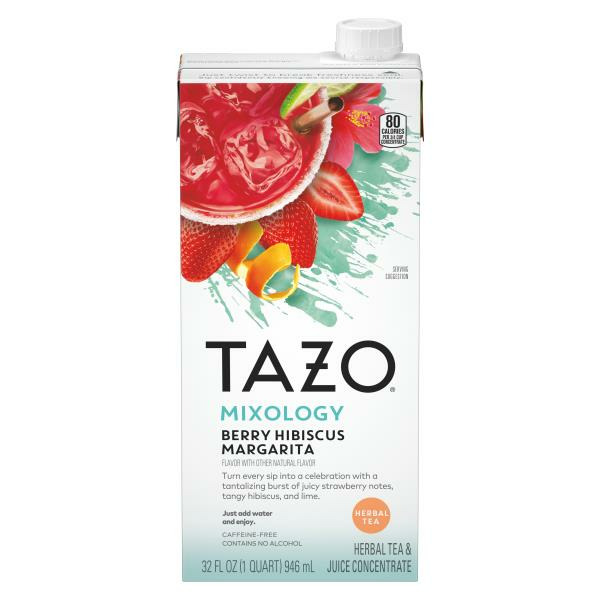 TAZO Tea Herbal Tea Concentrate Berry Hibiscus Margarita Same-Day
