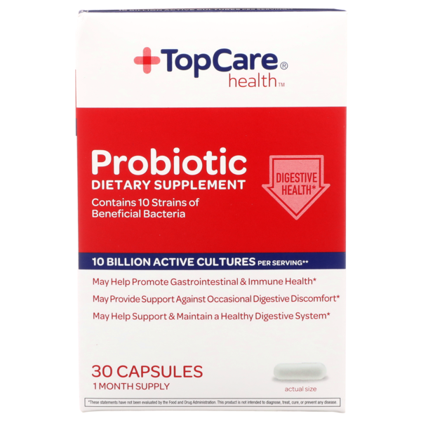 Top Care Probiotic May Help Promote Gastrointestinal & Immune Health