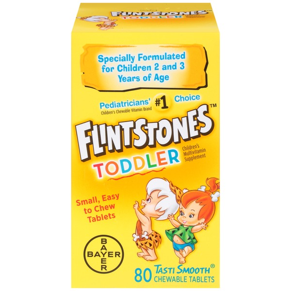 Flintstones Toddler Chewable Multivitamins (80 ct) Instacart