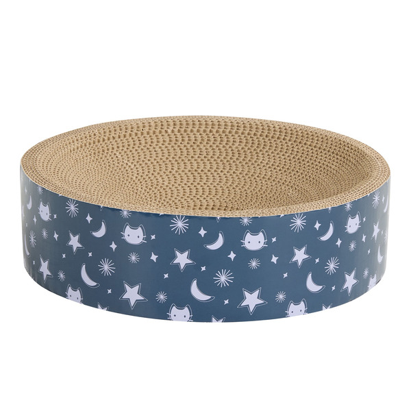 Whisker City Celestial Circle Nesting Cat Scratcher Bowl, 13.4 x 3.75 in