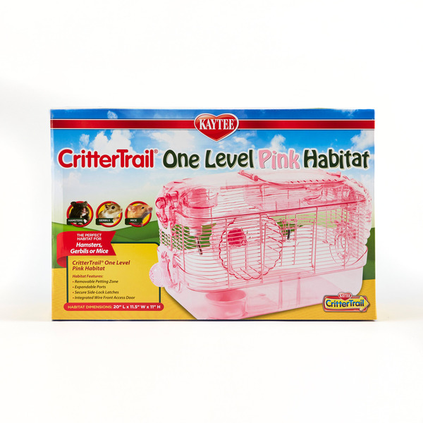 Kaytee Habitat, One Level, Pink Edition
