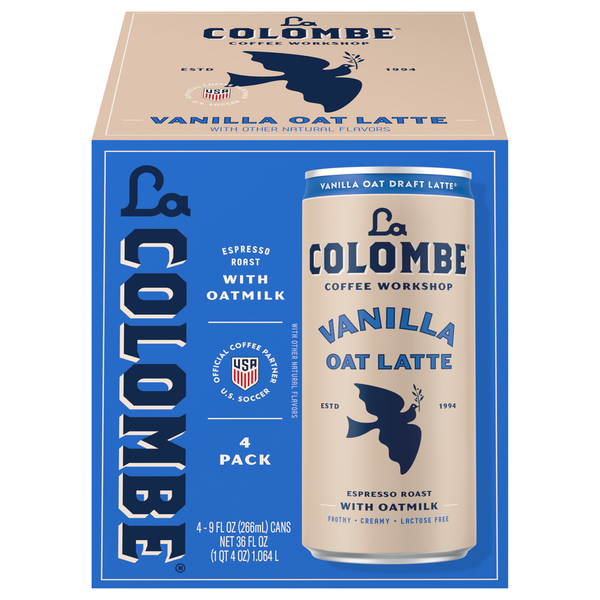 La Colombe Espresso Roast Vanilla Oat Latte Coffee Drink