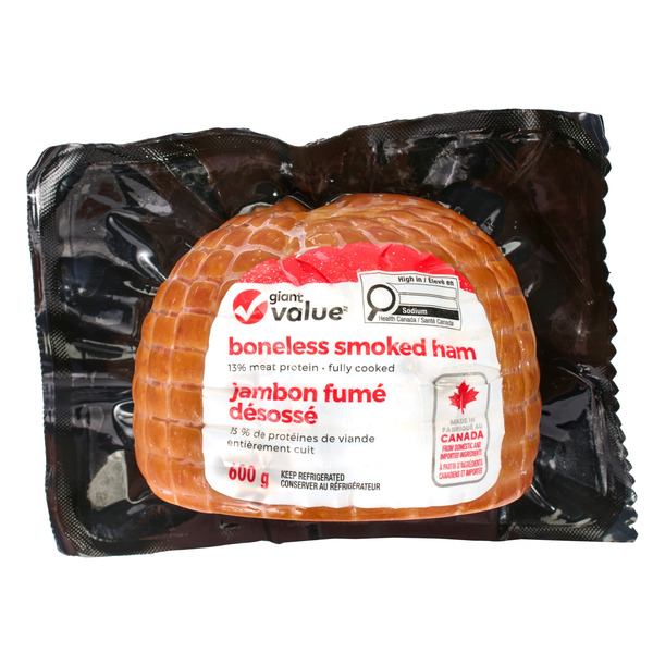 Giant Tiger Giant Value Boneless Smoked Ham, 600 g Same-Day Delivery ...