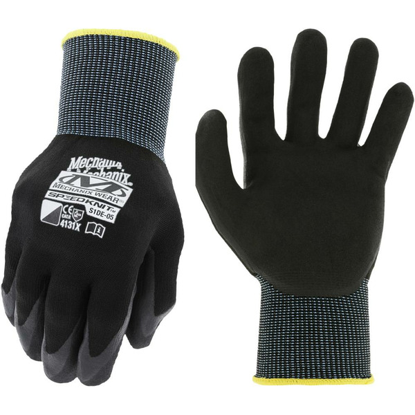 MECHANIX WEAR Black Nitrile dipped Nylon 1 -Pairs