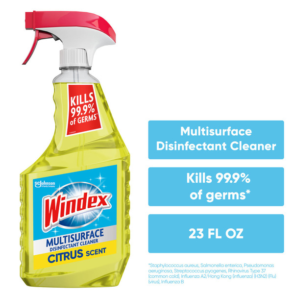Windex® Multi‑Surface Disinfectant Cleaner, Lemon Same-Day