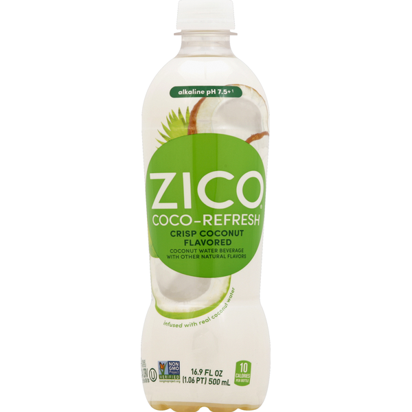 ZICO Beverage, Coconut Water, Crisp Coconut Flavored Same-Day