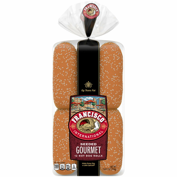 Gourmet Seeded Buns, 12 ct