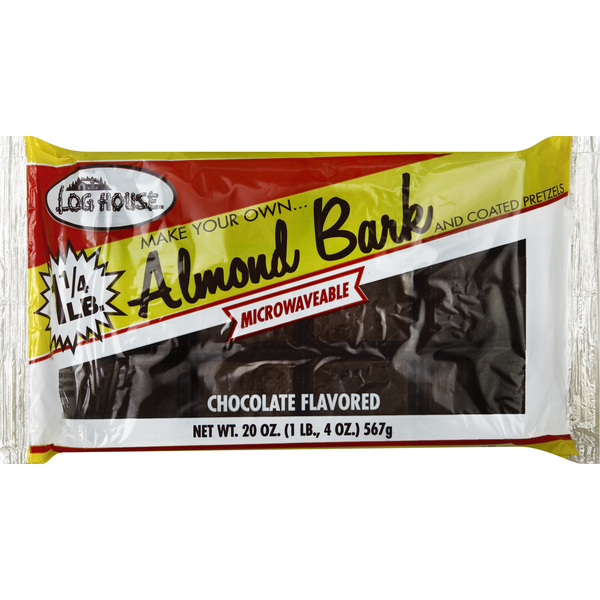Log House Almond Bark, Chocolate Flavored