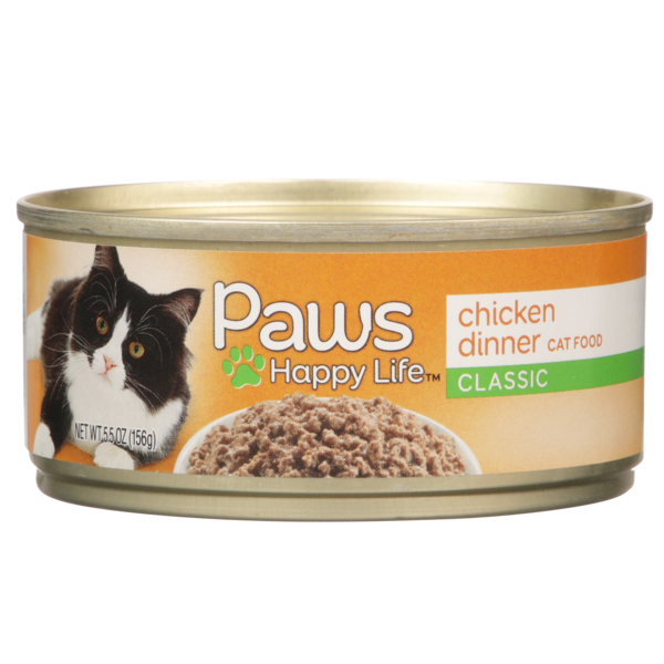Paws Happy Life Chicken Dinner Classic Cat Food (5.5 oz) Instacart