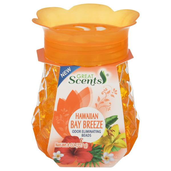 Great Scents Odor Eliminating Beads, Hawaiian Bay Breeze Same-Day