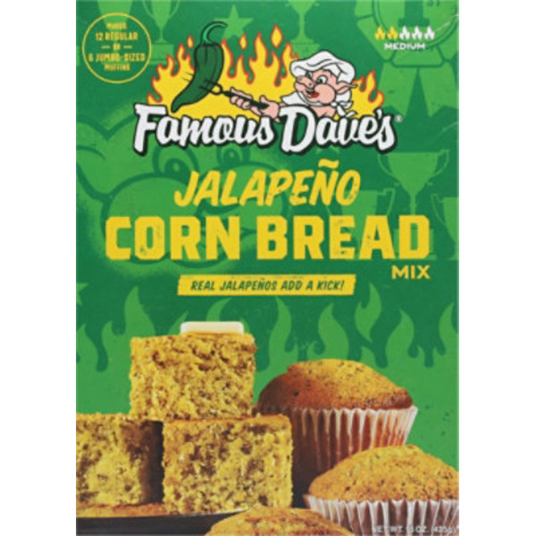 Famous Dave's Corn Bread Mix, Jalapeno