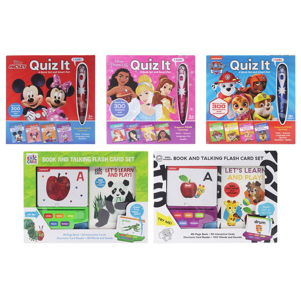 Quiz It Book & Set / Book & Talking Flash Card Set