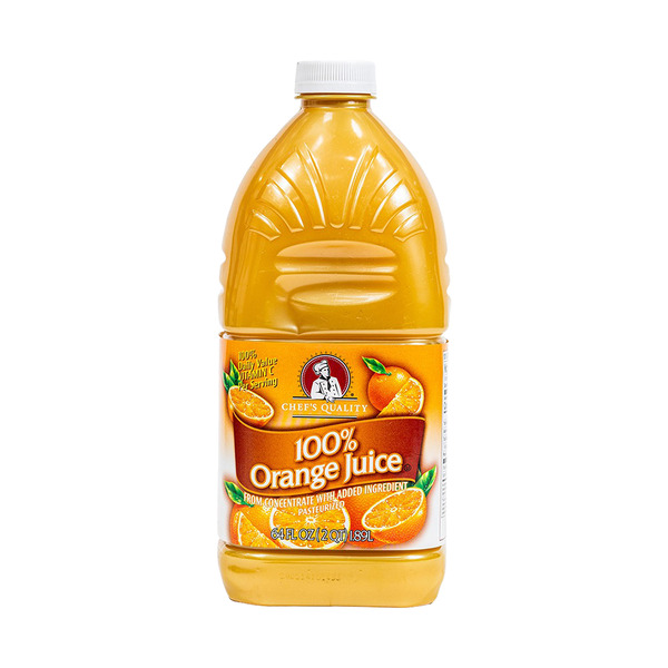 Chef's Quality - 100% Orange Juice - 64 oz