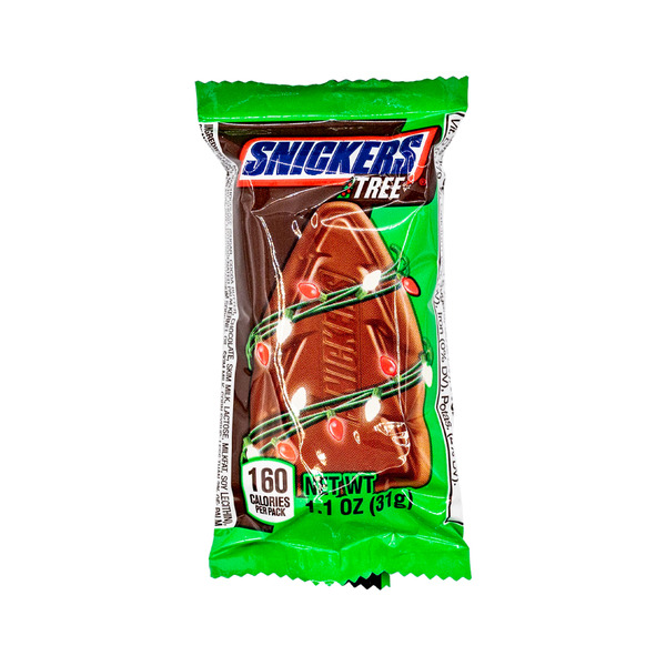 SNICKERS TREE SINGLES CHRISTMAS 1.1 OUNCES EACH Same-Day Delivery
