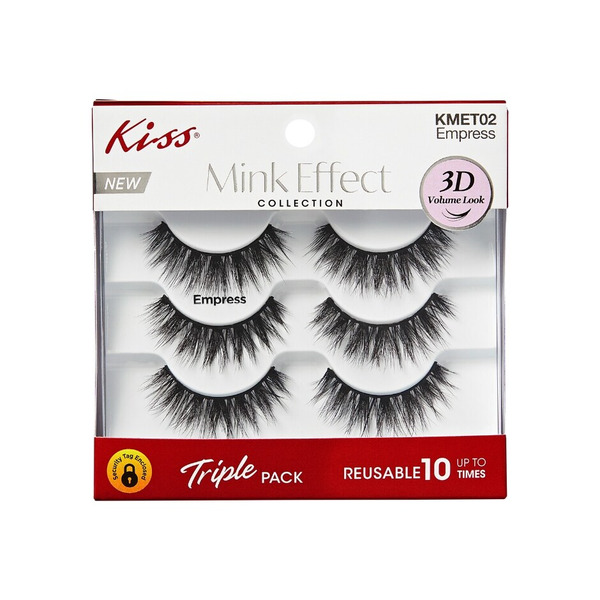 KISS KMET02 Multipack Empress Mink Effect Lash Same-Day Delivery