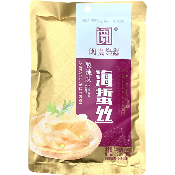 Min Gui Acid Hot Flavor Instant Jellyfish