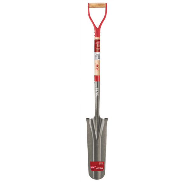 ACE 16" Drain Spade With Wood Handle