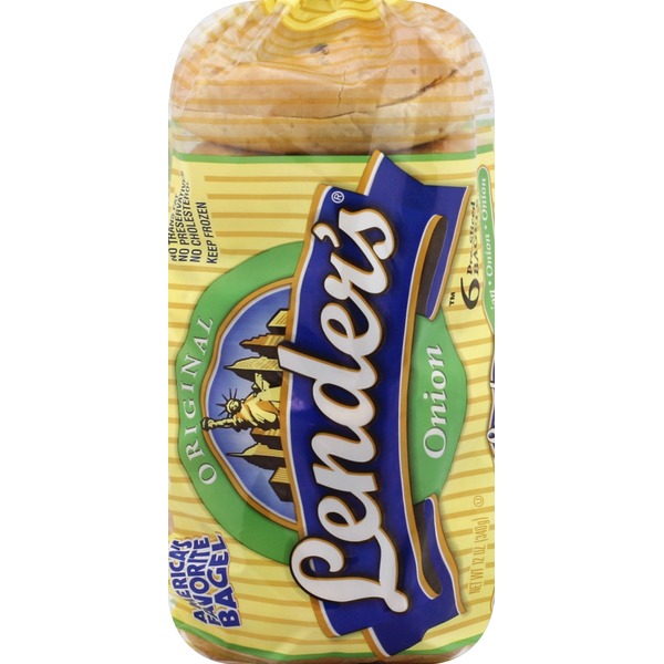 Lender's Original Onion Bagels (6 each) Instacart