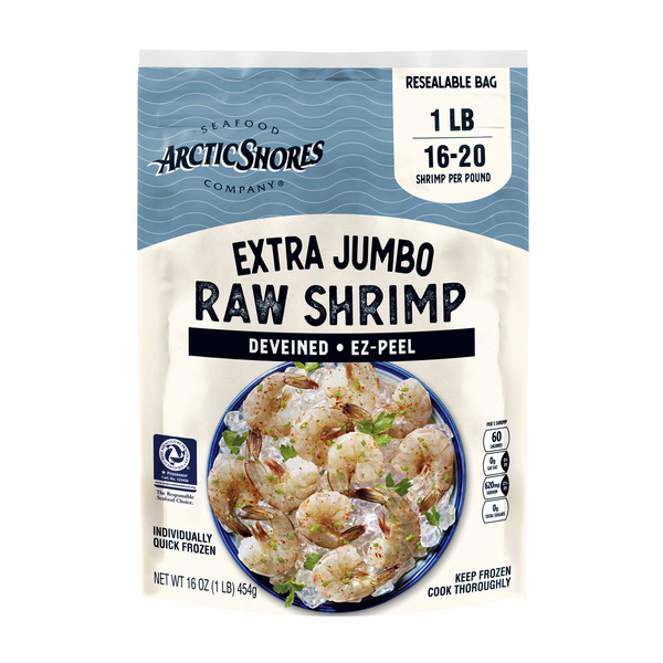 Arctic Shores Shrimp, Raw, Extra Jumbo Same-Day Delivery or Pickup
