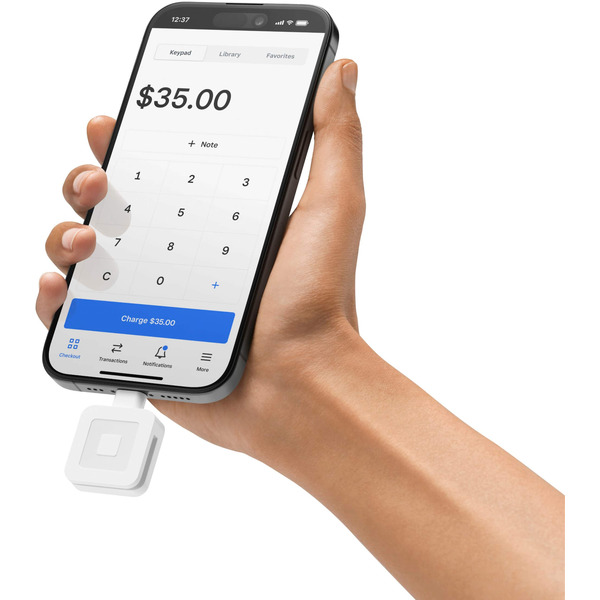 Square USB-C Reader for Magstripe - Glossy White