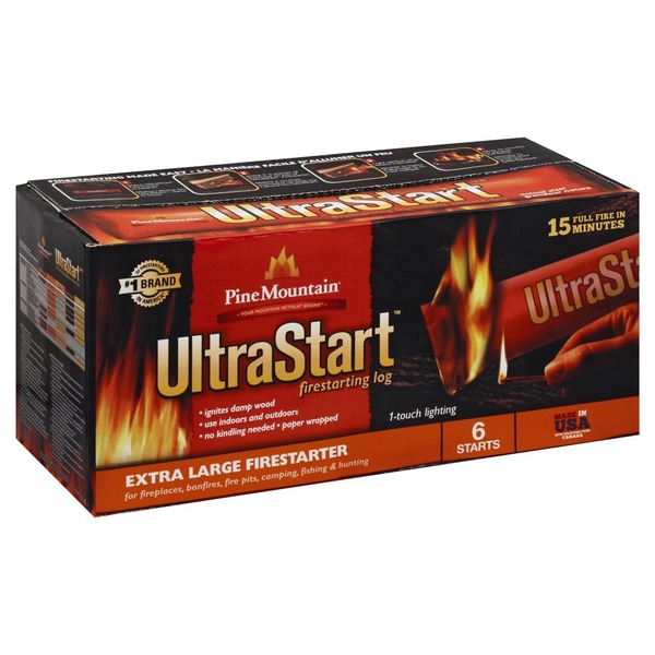 Pine Mountain Firestarting Log Ultrastart 6 Each Instacart