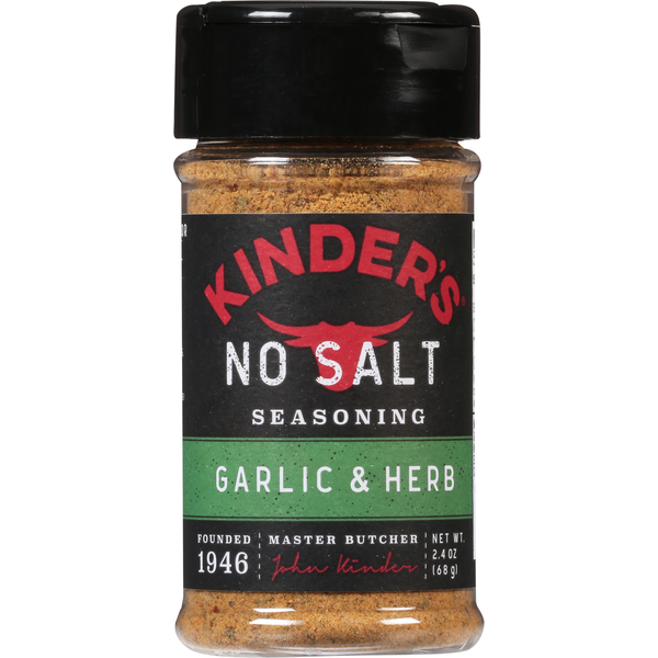 Kinder's Seasoning, No Salt, Garlic Herb